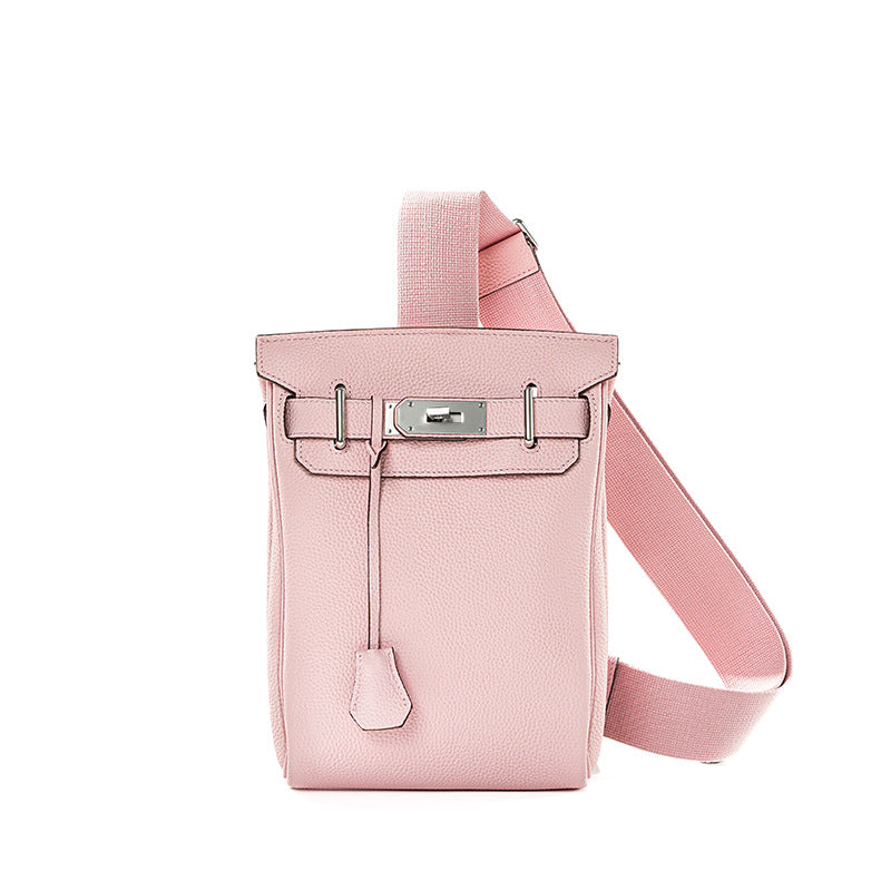 Women's Unisex High Quality First Layer Leather Crossbody Bags