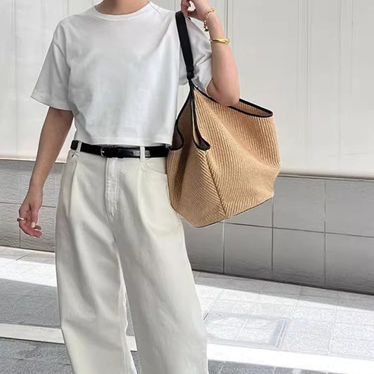 Women's Straw Woven Summer Fashion French Minority Handbags