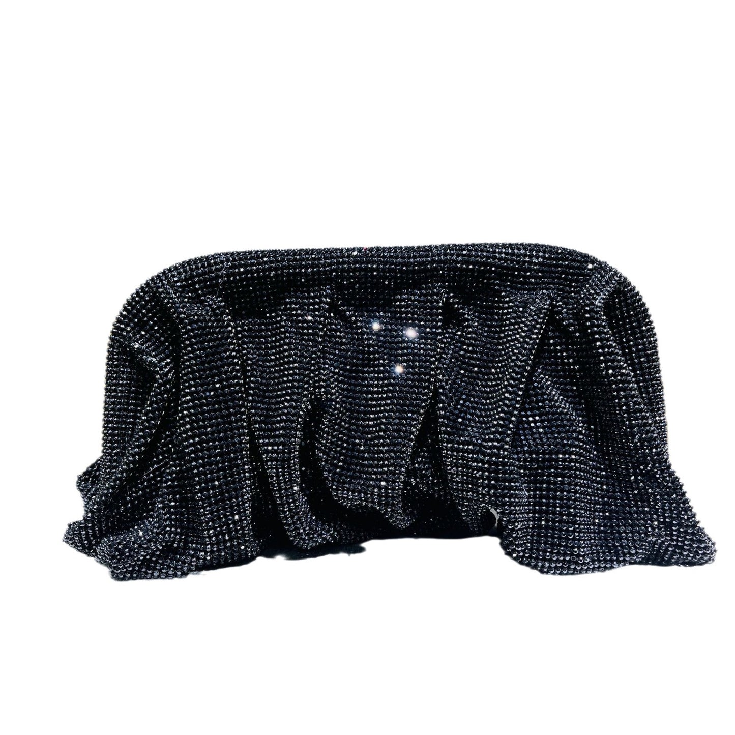 Women's Rhinestone Clutch Cloud Fashion Chain Clip Bags