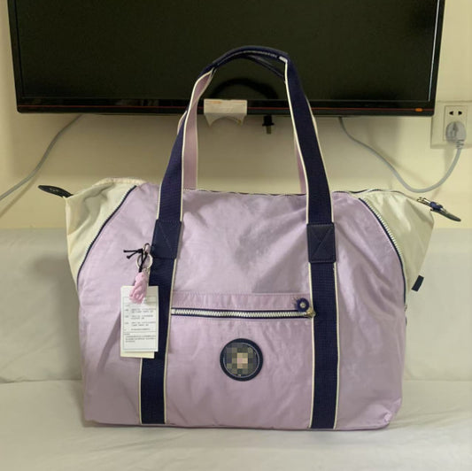 Summer Nylon Monkey Mesh Purple Large Travel Bags