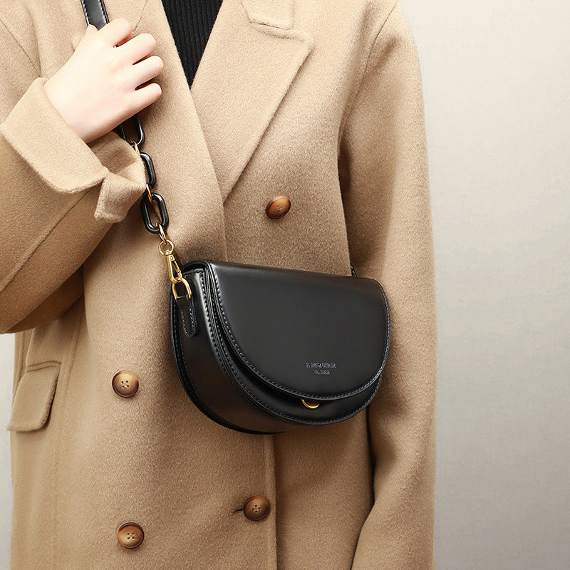 Women's Advanced Texture Trendy Leather Packet Fashionable Crossbody Bags