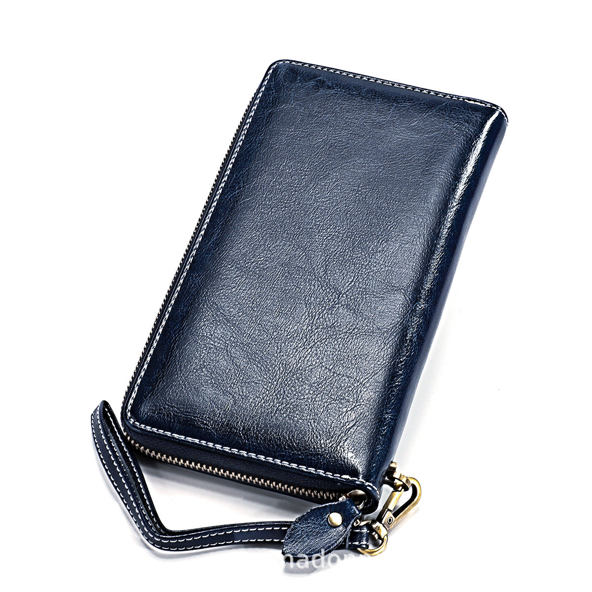 Women's Leather Long Large Capacity Cowhide Mobile Ladies Wallets