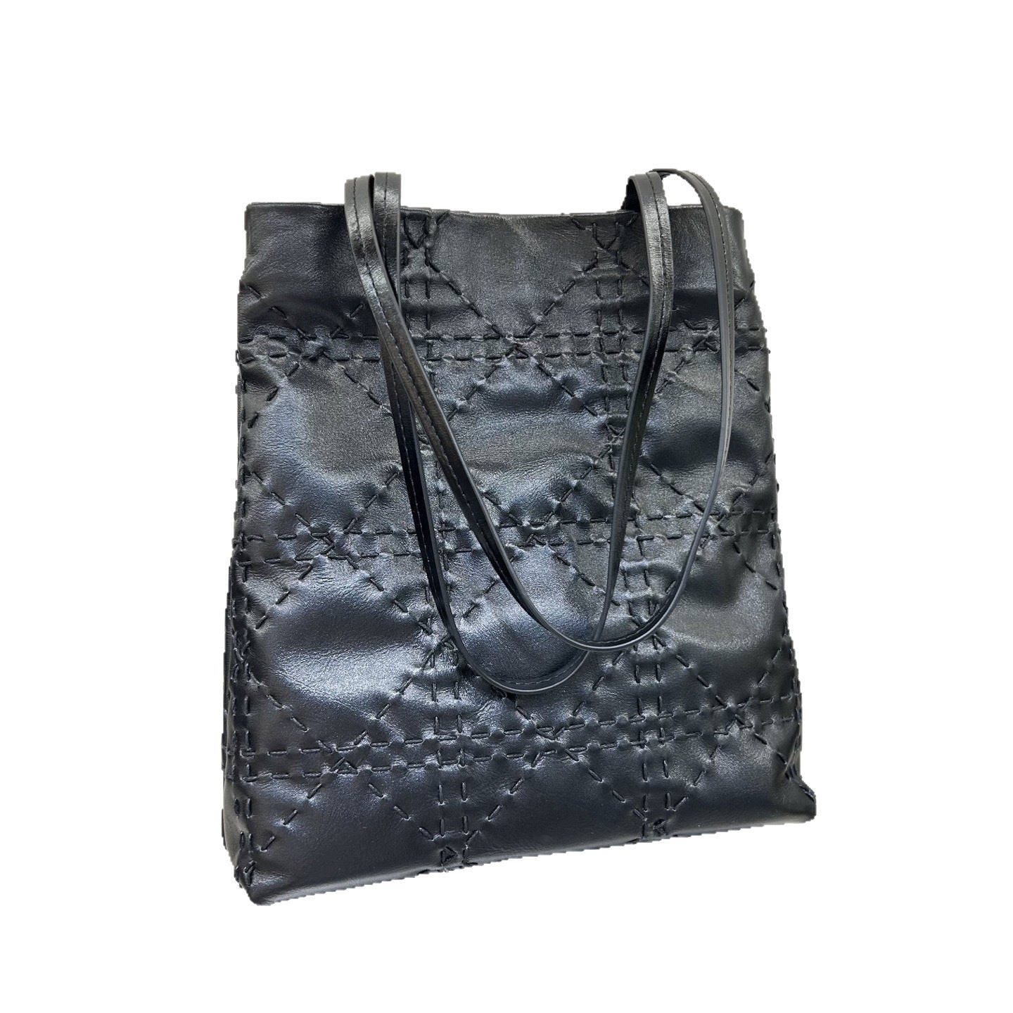 Women's Niche Rhombus Single Retro High Sense Shoulder Bags