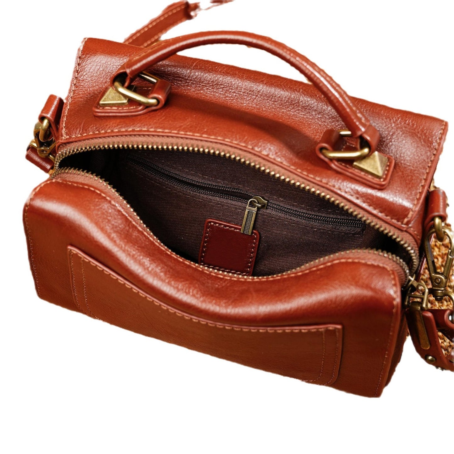 Women's Style Retro Boston Fashionable Leather Hand Shoulder Bags