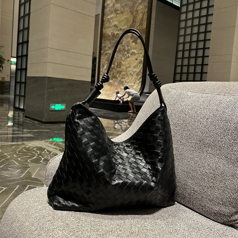 Attractive Women's Woven Large Capacity Underarm Shoulder Bags