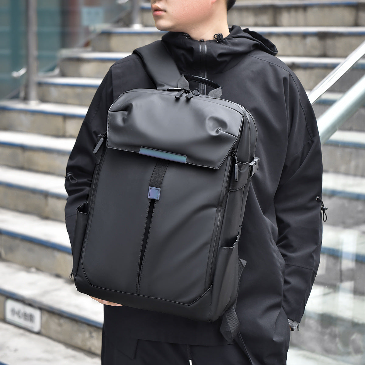 Men's Waterproof Derm Motorcycle Exercise Leisure Basketball Bags