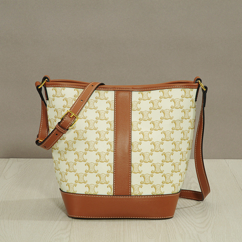 Arc Leather Niche Retro Large Capacity Crossbody Bags