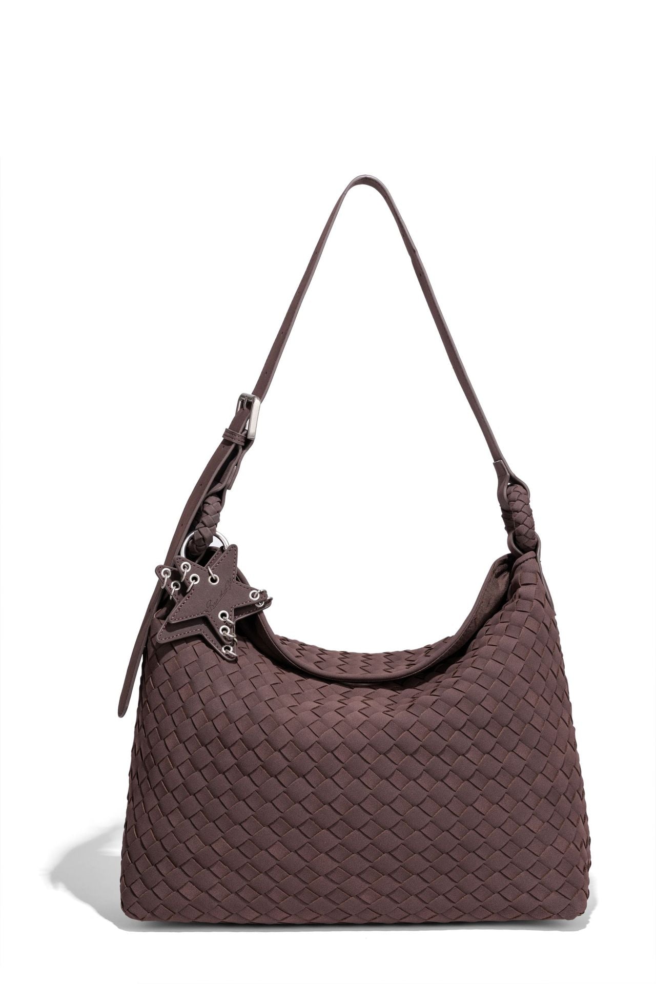 Women's Hand-woven High-grade Frosted Suede Portable Shoulder Bags