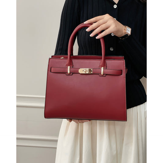 Women's Red Elegant Wedding Mother's Mother-in-law High-grade Shoulder Bags