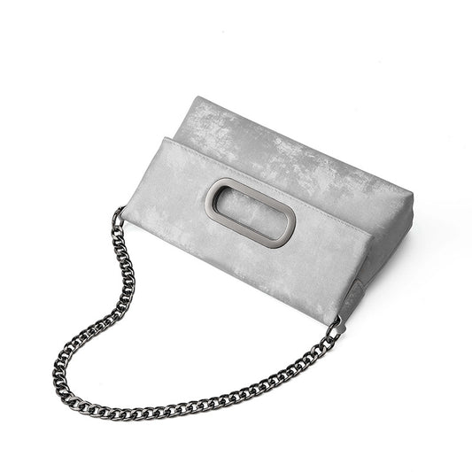 Light Luxury Satin Underarm Folding Niche Crossbody Bags