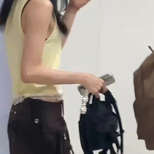 Popular Classic Women's Nylon Pearl Mobile Crossbody Bags