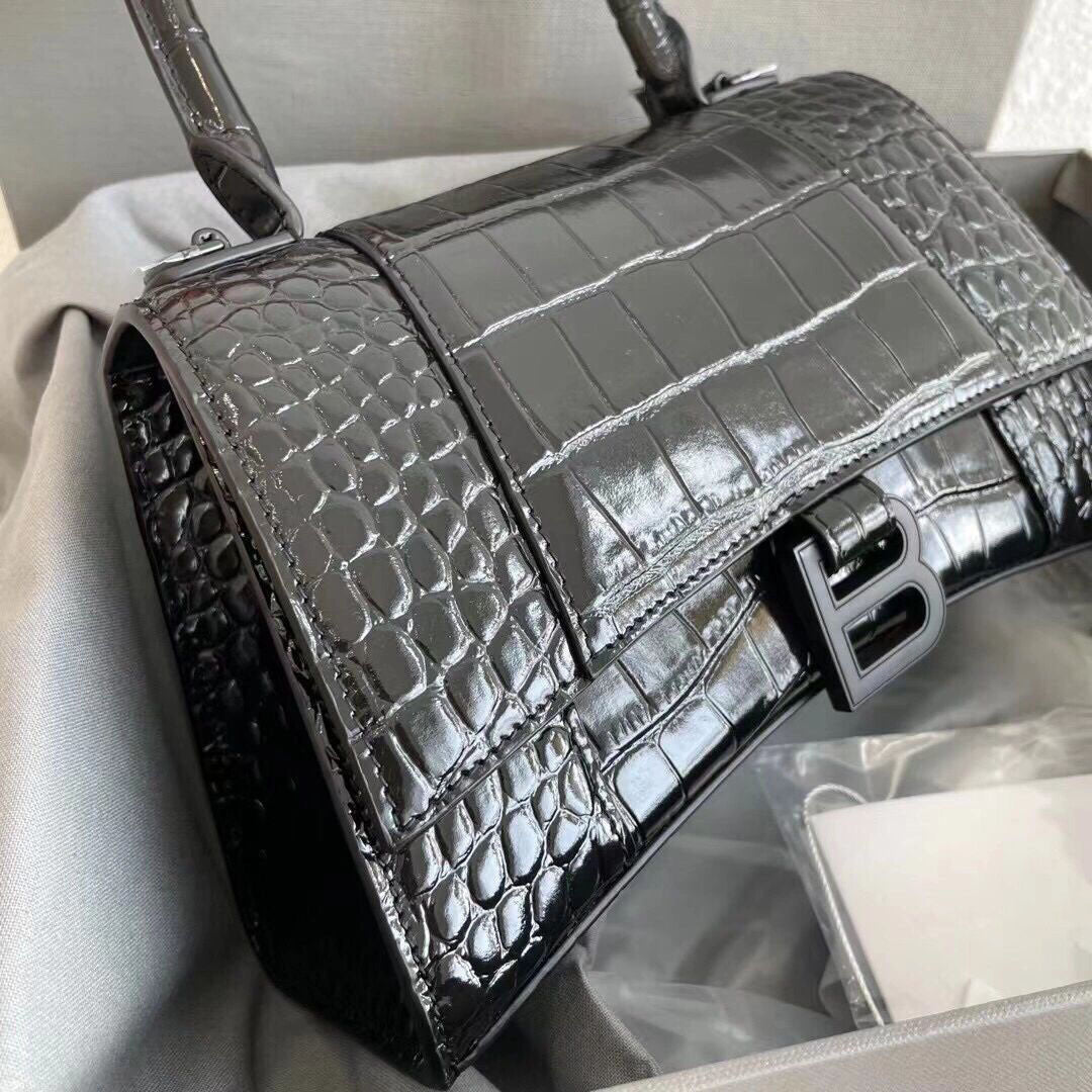 Trendy Women's Genuine Leather Alligator Print Handbags