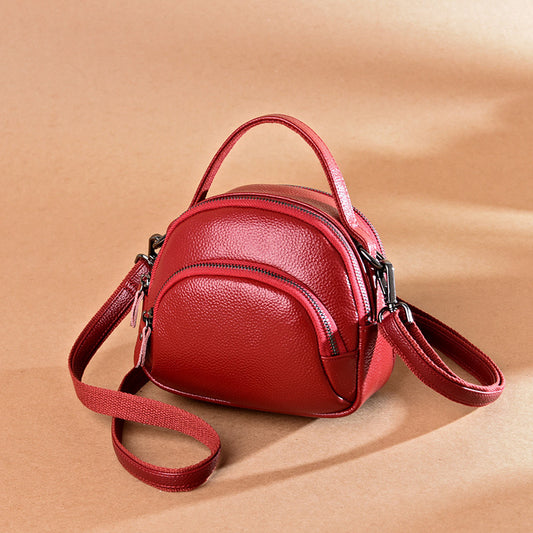 Women's Simple Niche High Sense Round Versatile Bags