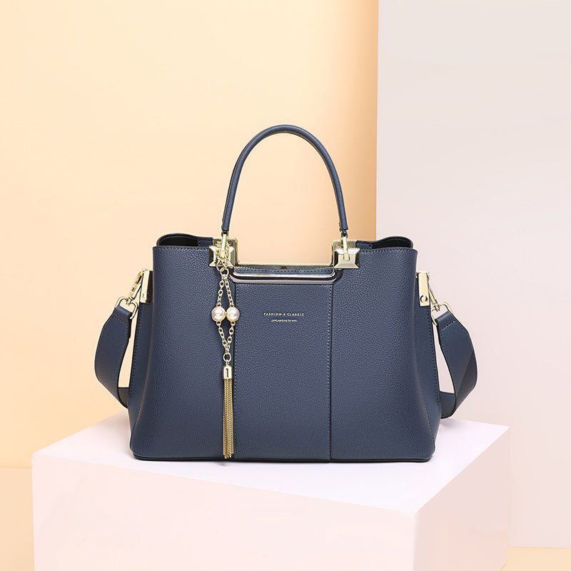 Women's Genuine Leather Versatile High Sense Mom Bags