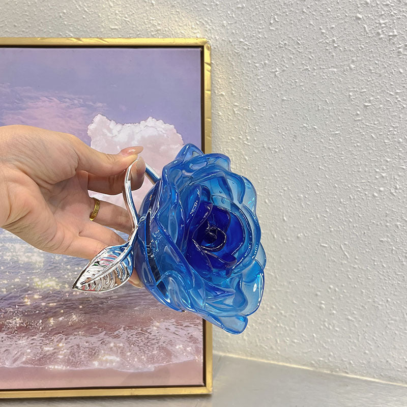 Acrylic Camellia Flower Box Dinner Mini Bags