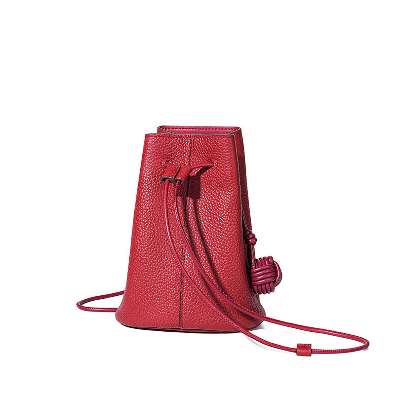 First Layer Cattlehide Leather Fashion High Crossbody Bags