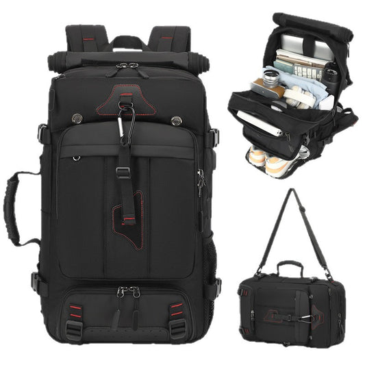 Men's Super Large Capacity Scalable Boarding Backpacks