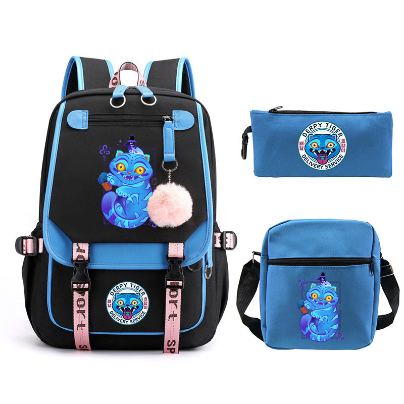 Elegant Children's Merchandise Printed Fashion Pencil Backpacks