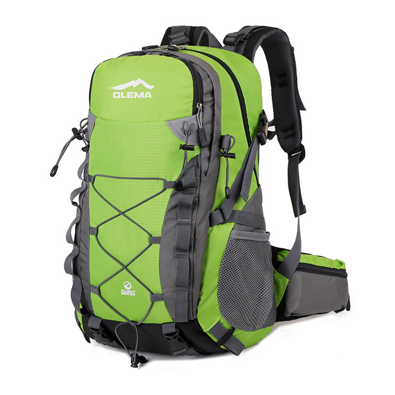 Men's Professional Hiking Nylon Large Capacity Waterproof Mountaineering Backpacks