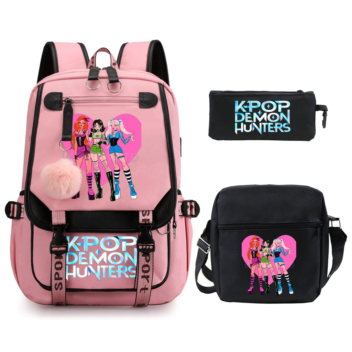 Comfortable Slouchy Anime Merchandise Printed Fashion Bags
