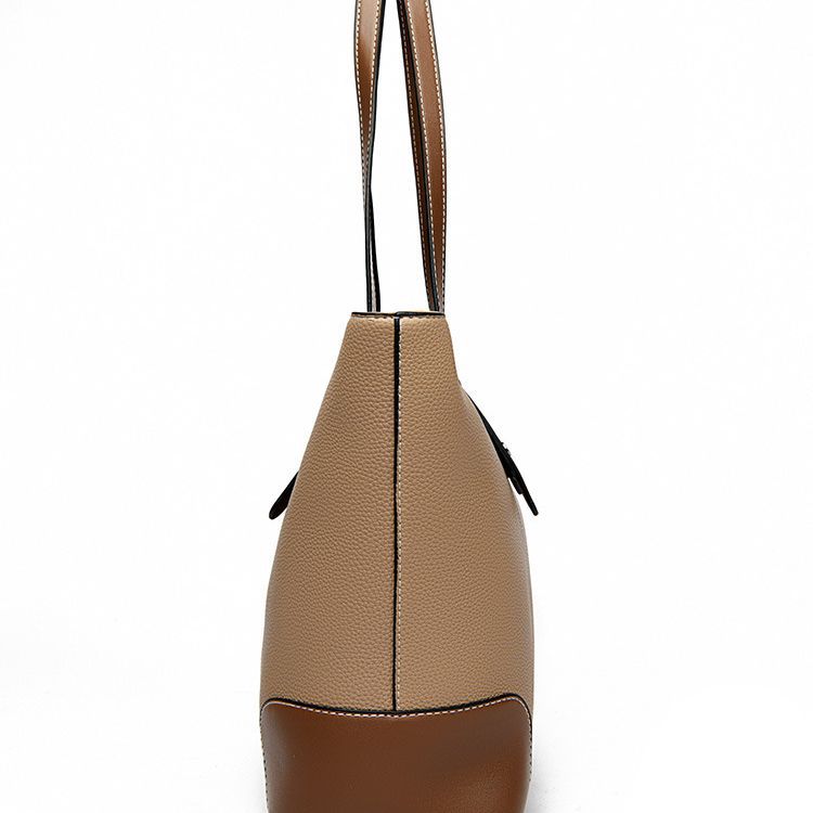 Women's Genuine Leather Large Capacity Totes Soft Shoulder Bags