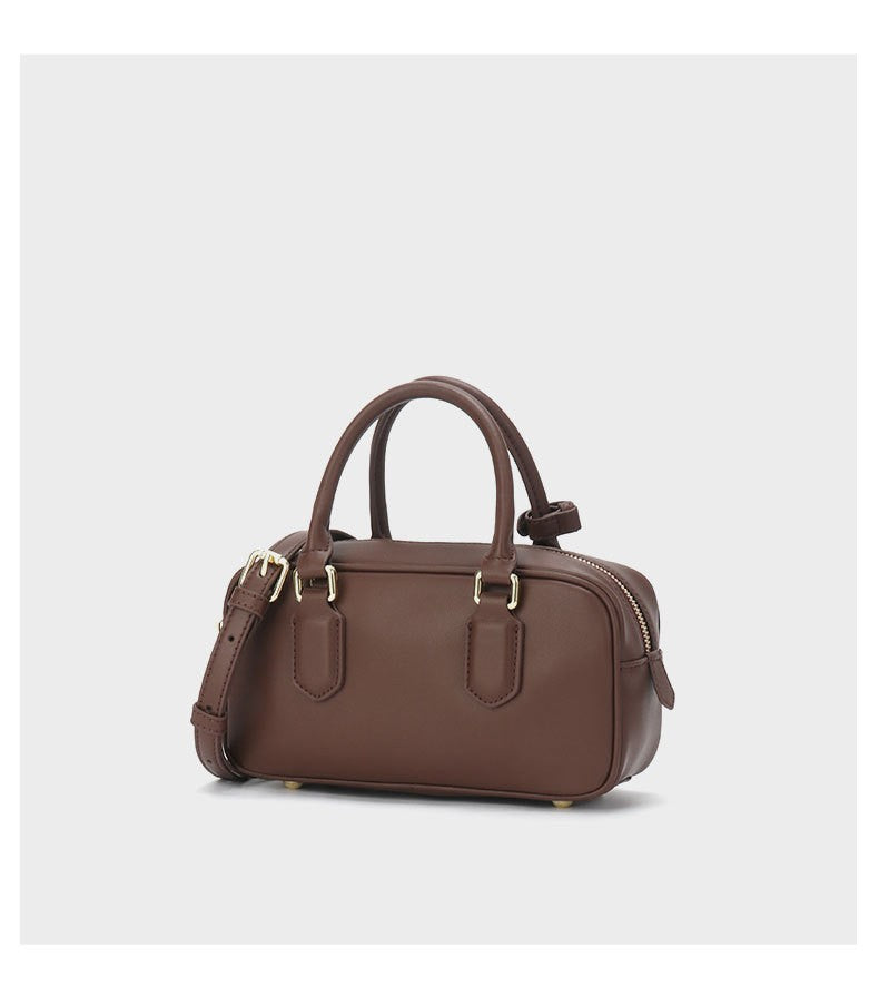 Women's Niche Korean Style Bowling Boston Pillow Shoulder Bags