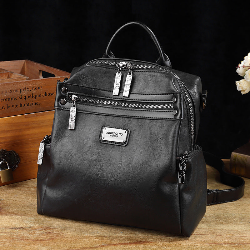 Women's Retro Style Single Pillow Large Capacity Backpacks
