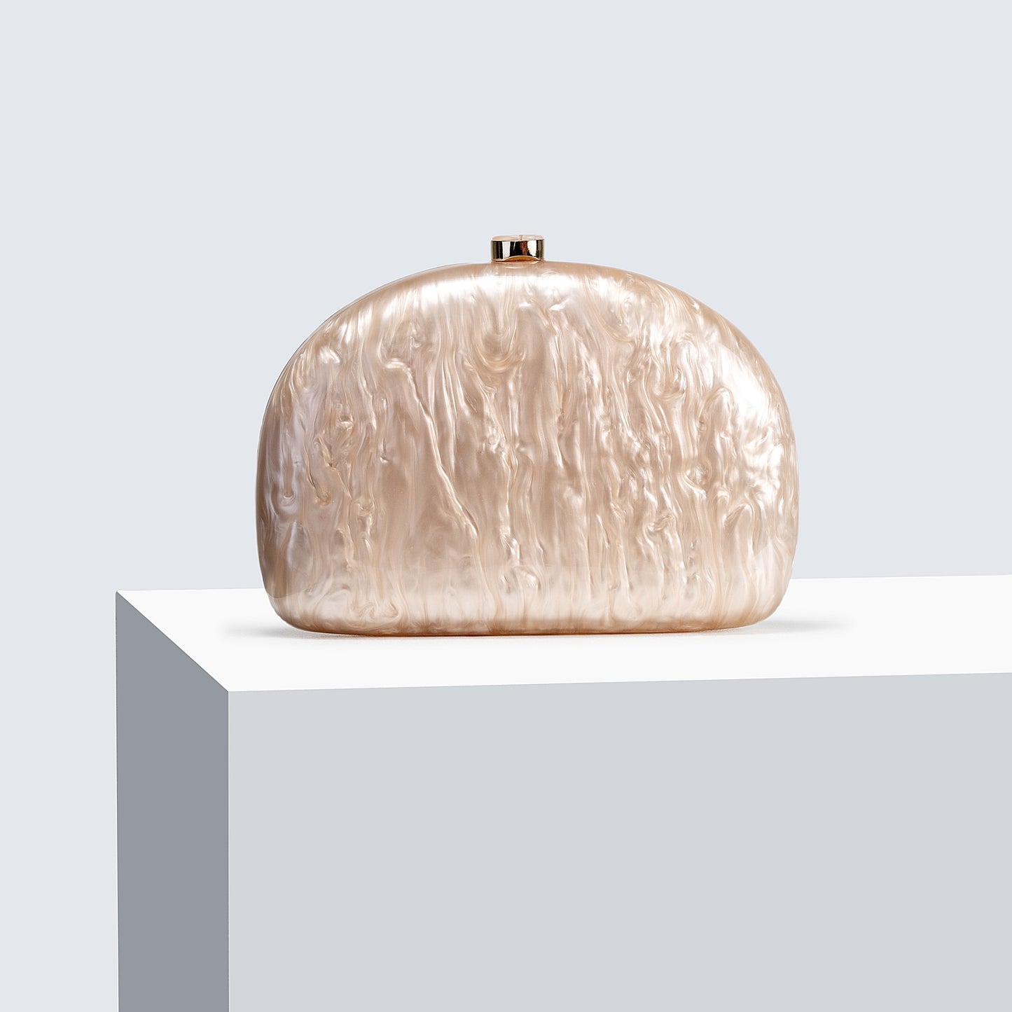 Women's Semicircle Press Acrylic One Wedding Banquet Evening Bags