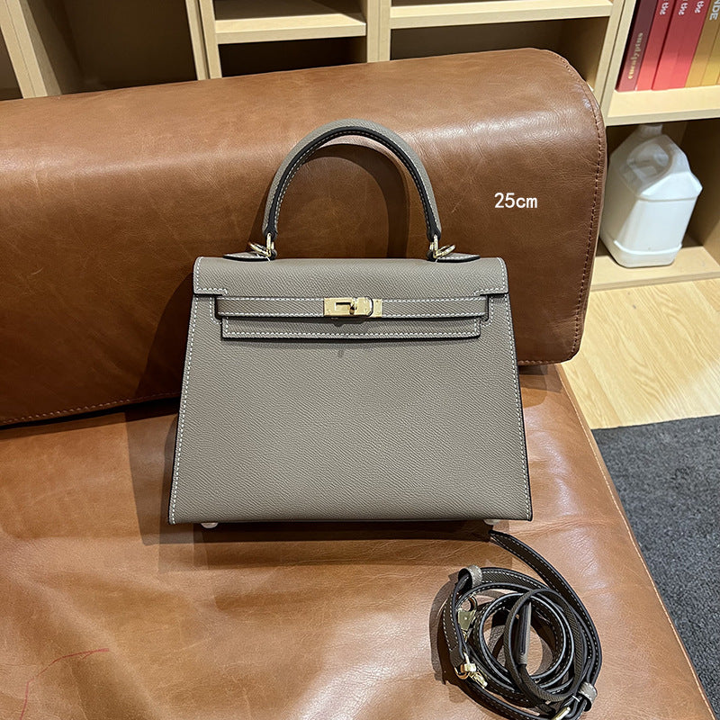 Women's Second Generation Palm Print Kelly Leather Fashion Pouches Mini Shoulder Bags