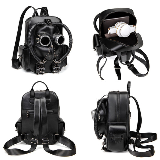 Women's Style Medieval Plague Theme Skull Backpacks