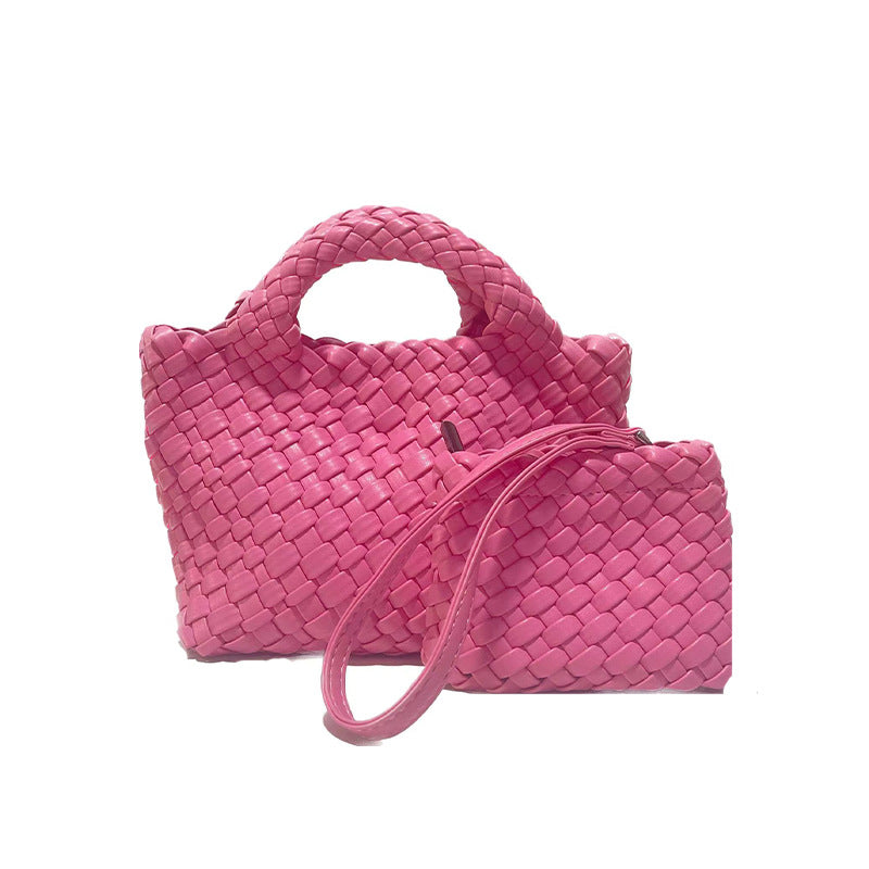 Casual Women's Pretty Hand-woven Vegetable Basket Shoulder Bags