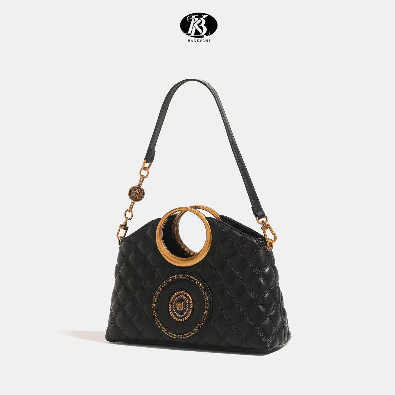 Women's Rhombus Chain Fashion Leather Niche Shoulder Bags