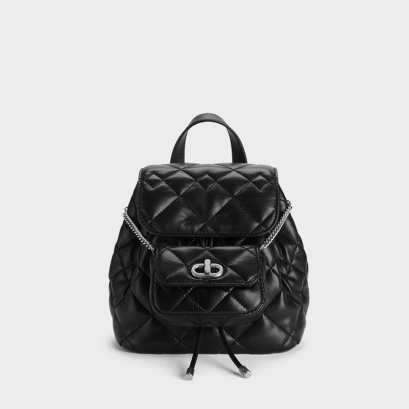 Women's Style Rhombus Spring Design High Sense Backpacks