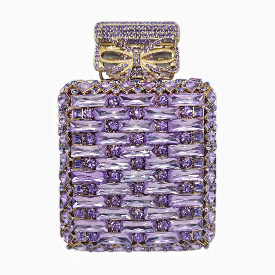 Perfume Bottle Diamond Clutch Banquet Crystal Evening Bags