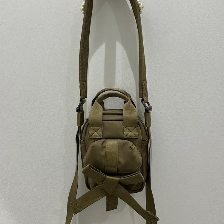 Popular Classic Women's Nylon Pearl Mobile Crossbody Bags