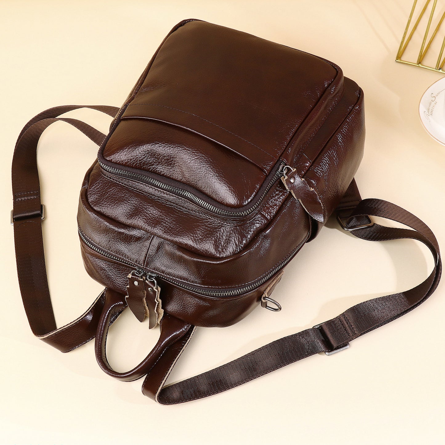 Women's Color Handmade Large Capacity Retro Backpacks