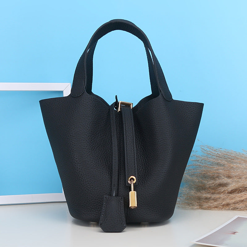 Women's Vegetable Basket Fashion Leisure First Layer Handbags