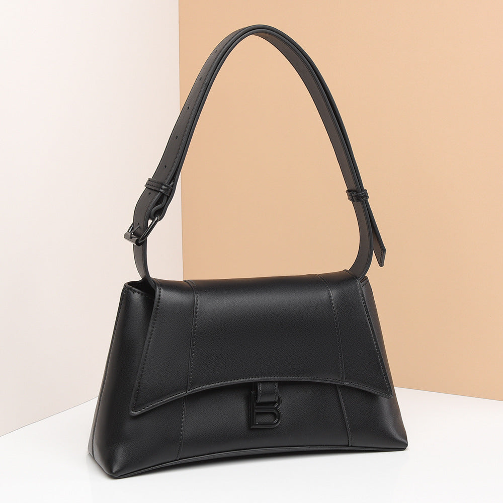 Hourglass Stylish Simple Female Texture Commuter Crossbody Bags