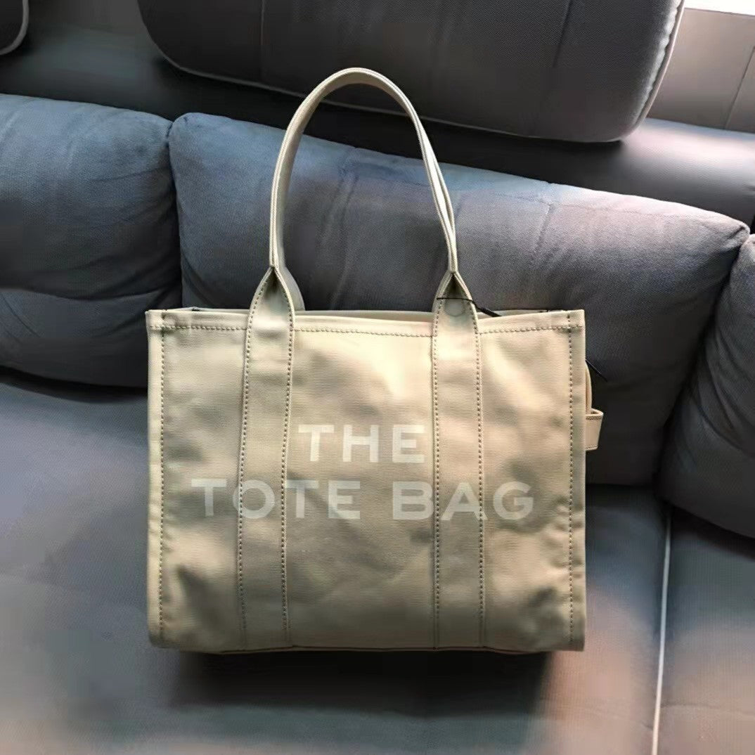 Mini Canvas Zip Shopping Fashion Letters Shoulder Bags