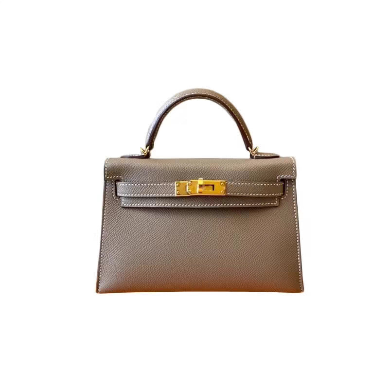 Cool Print Cowhide Second Generation Kelly Crossbody Bags