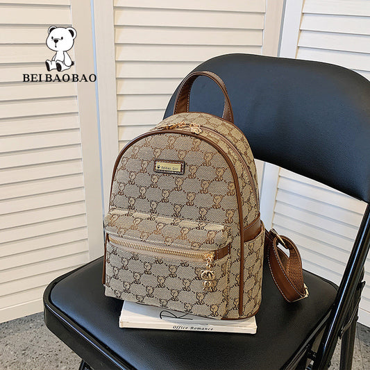 Women's Female Springtide Fashionable Stylish Large Capacity Backpacks