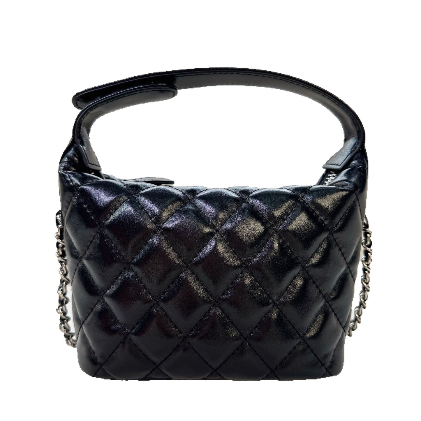 Women's First Layer Cowhide Classic Style Rhombus Chain Lunch Crossbody Bags