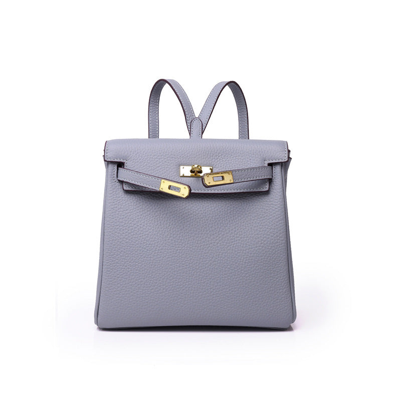 First Layer Cowhide Platinum Leather Market Bags
