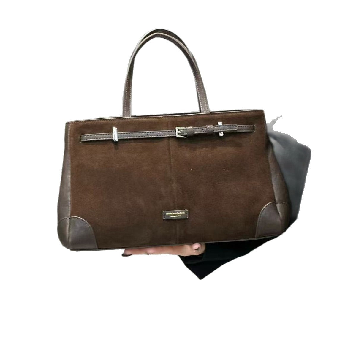 Fashion Women's Color Portable Matte Leather Tote Bags