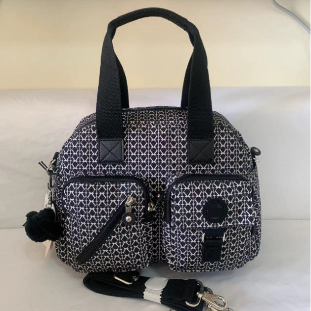 Women's Home Nylon Monkey Simple Double Pocket Handbags