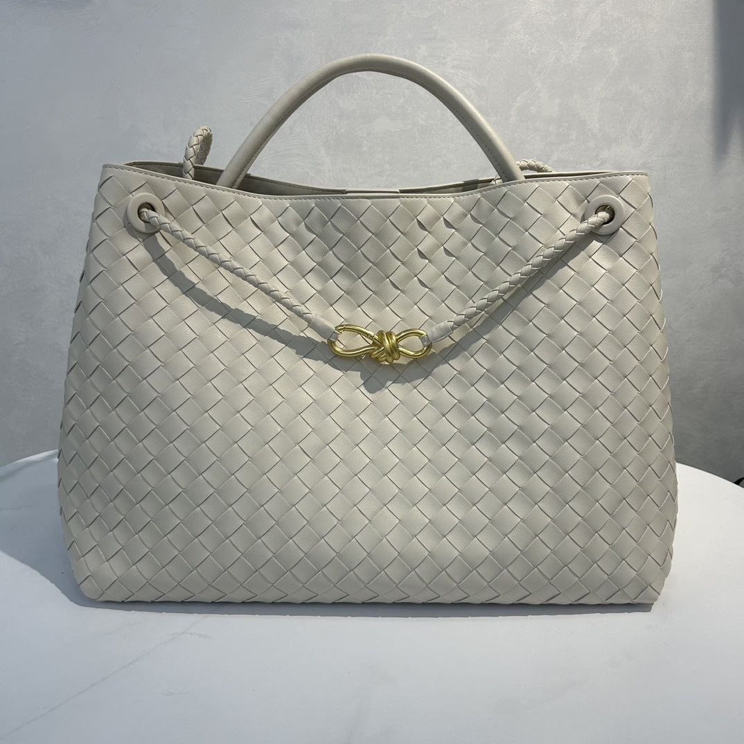 Women's Hand-woven Large Capacity Genuine Leather Handbags