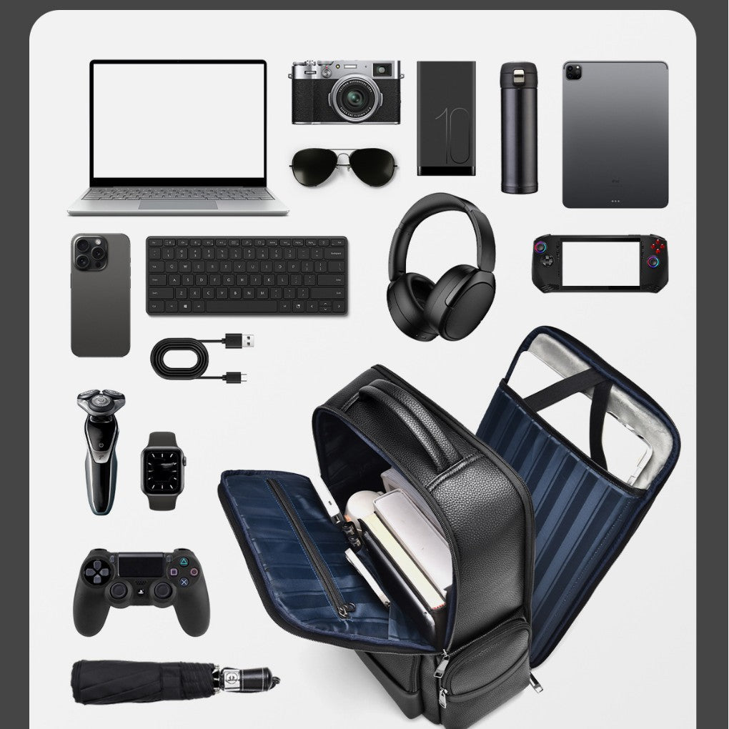 Men's High-grade Large Capacity Business Commuter Trip Backpacks