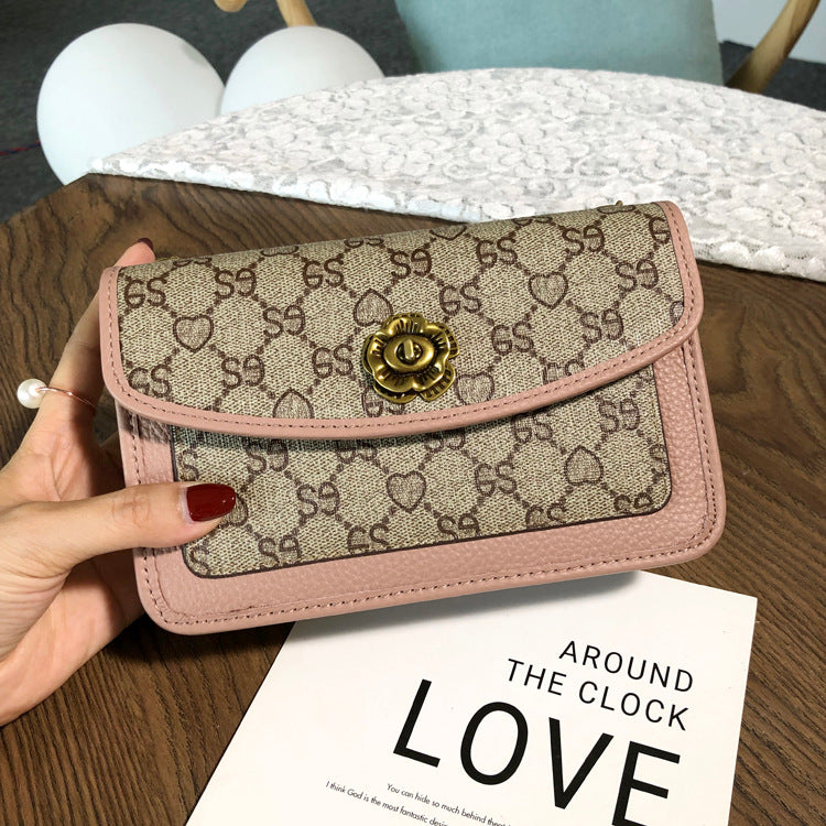 Women's Graceful Chain Underarm Fashion Printed Shoulder Bags