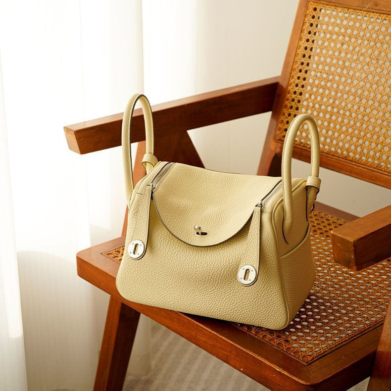 Large Lindi Imported First Layer Cowhide Crossbody Bags