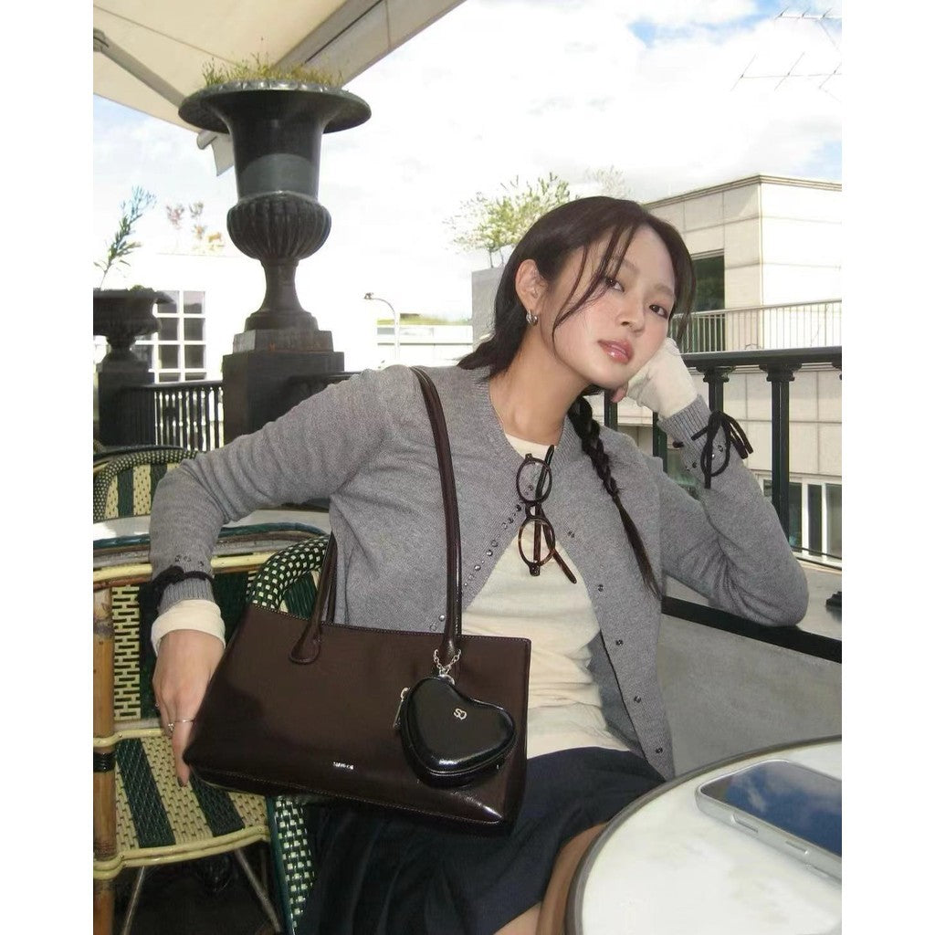 Korean Style Long Large Capacity Totes Shoulder Bags